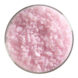 Petal Pink Opalescent, Frit, Fusible 