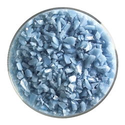 Powder Blue Opalescent, Frit, Fusible 