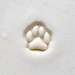 1.0cm round. Dog Paw outline - MKM-Smr-044