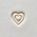 1.0cm round. Heart in heart - MKM-Smr-069