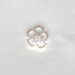1.0cm round.  Hibiscus Flower Outli... - MKM-Smr-087