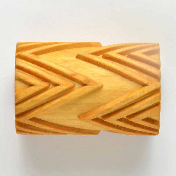 6 cm Roller Two rows of triangles 