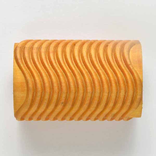 6 cm Roller  Wavy lines 