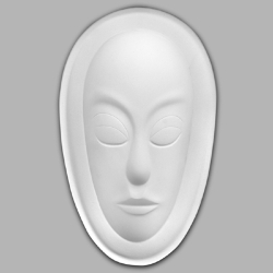 African Mask Plain 