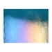 Aquamarine Blue Transparent, Thin-rolled, Iridescent, rainbow, 2 mm, Fusible, 17 x 20 in., Half Sheet - 001108-0051-F-HALF