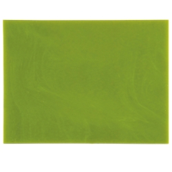 Avocado Green Opalescent, Thin-rolled, 2 mm, Fusible, 17 x 20 in., Half Sheet 