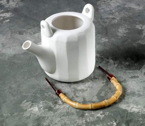 Low Fire - Beveled Tea Pot 