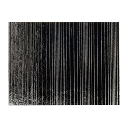 Black Opalescent, Accordion Texture, 3 mm, Fusible, 17 x 20 in., Half Sheet 