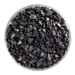 Black Opalescent, Frit, Fusible 