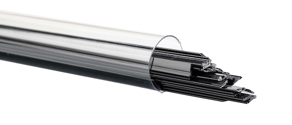 Black Opalescent, Ribbon, 1 mm, Fusible, by the Tube 