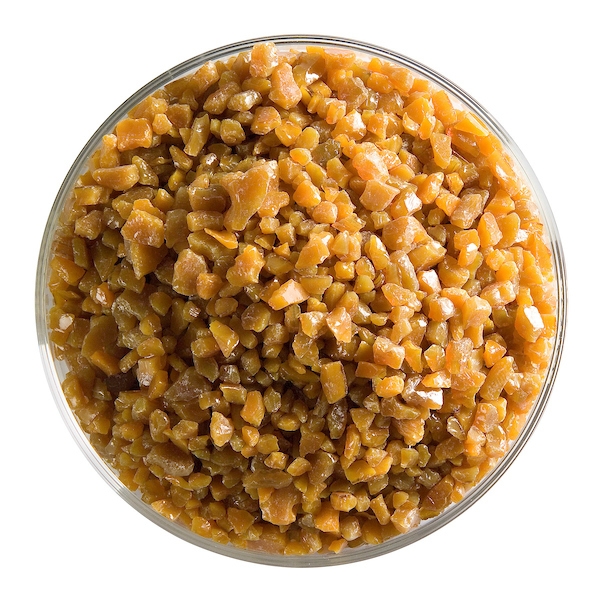 Butterscotch Opalescent, Frit, Fusible 