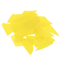 Canary Yellow Opalescent, Confetti, Fusible 