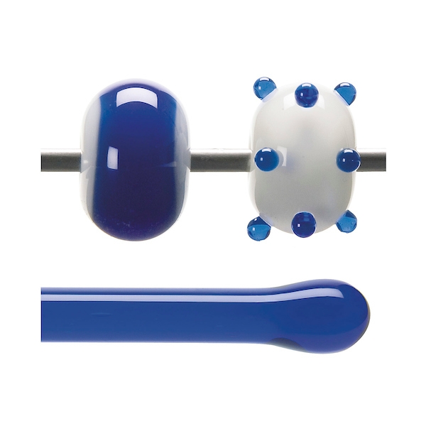 Caribbean Blue Transparent, Rod, 5 mm, Fusible 
