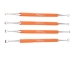 Carving Tools W/  Double End (4 Set) Stainless - X10080