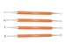 Carving Tools W/  Double End (4 Set) Stainless - X10080
