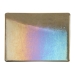 Charcoal Gray Transparent, Thin-rolled, Iridescent, rainbow, 2 mm, Fusible, 17 x 20 in., Half Sheet - 001129-0051-F-HALF
