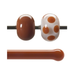 Cinnabar Opalescent, Rod, 5 mm, Fusible 