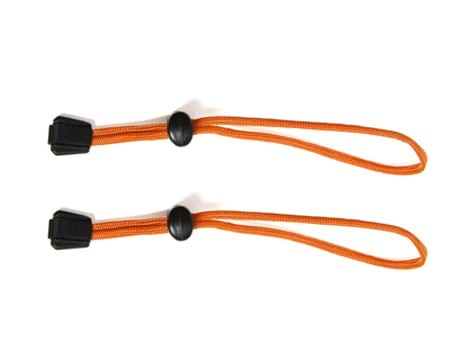 Clay Bag Ties - Reusable - Orange (2 ct) 