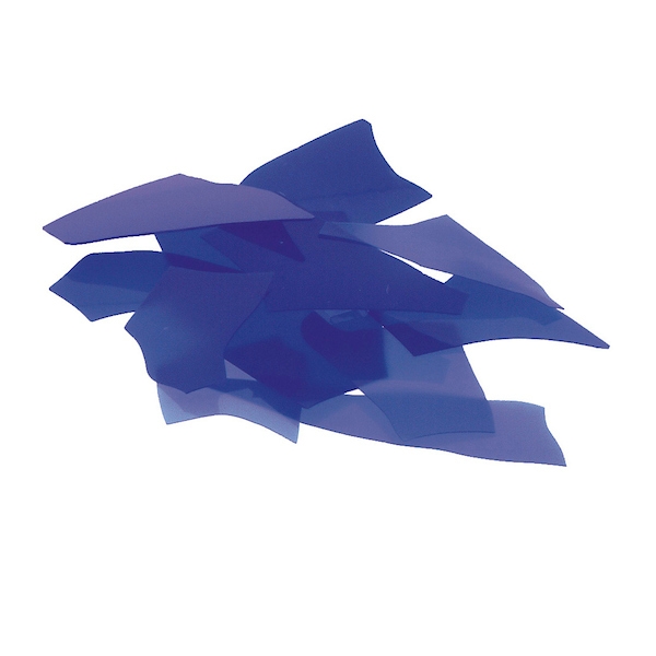 Cobalt Blue Opalescent, Confetti, Fusible 