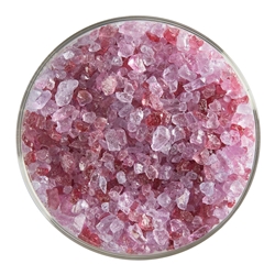 Cranberry Pink Transparent, Frit, Fusible 
