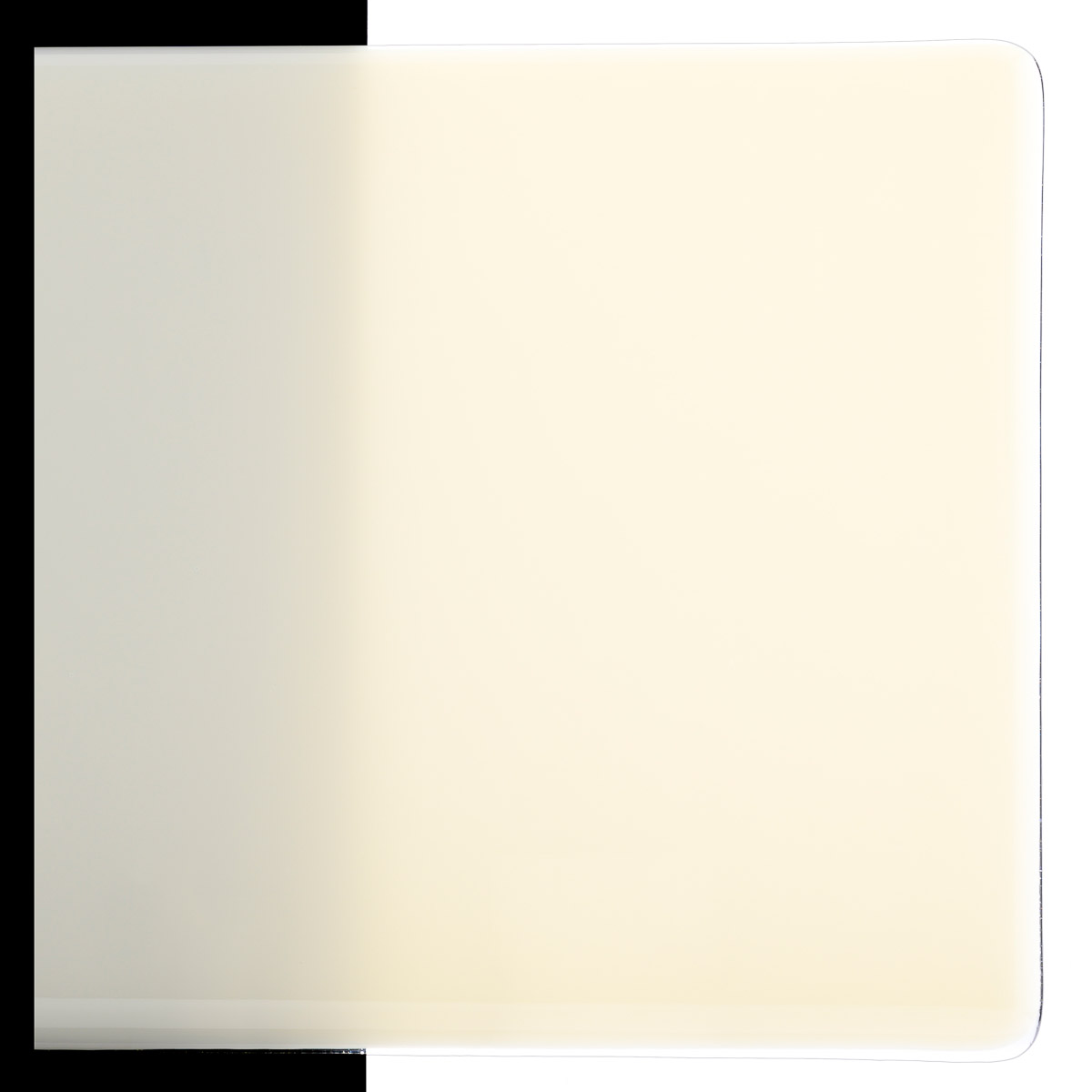 Cream Opalescent, Thin-rolled, 2 mm, Fusible, 17 x 20 in., Half Sheet 