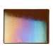 Dark Rose Brown Transparent, Thin-rolled, Iridescent, rainbow, 2 mm, Fusible, 17 x 20 in., Half Sheet - 001109-0051-F-HALF