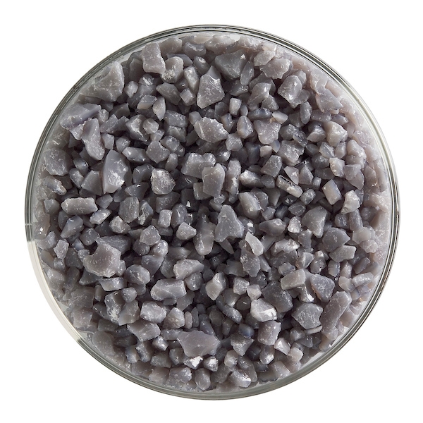 Deco Gray Opalescent, Frit, Fusible 