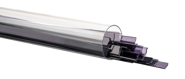 Deep Royal Purple Transparent, Ribbon, 1 mm, Fusible, by the Tube 
