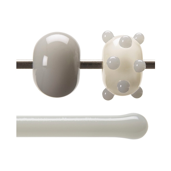 Driftwood Gray Opalescent, Rod, 5 mm, Fusible 