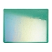 Emerald Green Transparent, Thin-rolled, Iridescent, rainbow, 2 mm, Fusible, 17 x 20 in., Half Sheet - 001417-0051-F-HALF