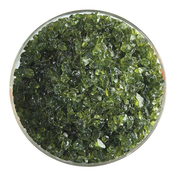 Fern Green Transparent, Frit, Fusible 