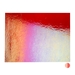 Garnet Red Transparent, Thin-rolled, Iridescent, rainbow, 2 mm, Fusible, 17 x 20 in., Half Sheet - 001322-0051-F-HALF