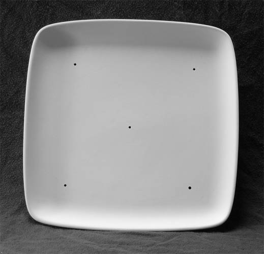Geometric Large Square Plate 