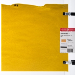 Golden Green Opalescent, Thin-rolled, 2 mm, Fusible, 17 x 20 in., Half Sheet 
