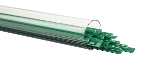 Jade Green Opalescent, Ribbon, 1 mm, Fusible, by the Tube 