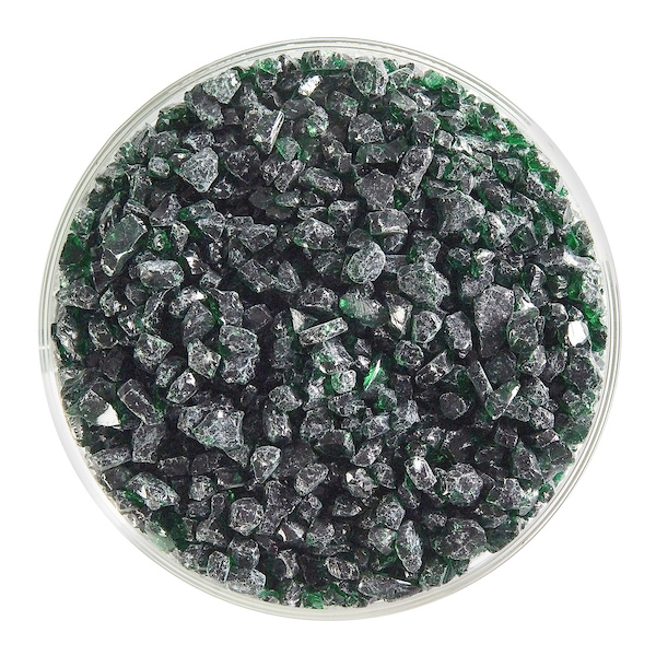 Kelly Green Transparent, Frit, Fusible 