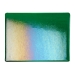 Kelly Green Transparent, Thin-rolled, Iridescent, rainbow, 2 mm, Fusible, 17 x 20 in., Half Sheet - 001145-0051-F-HALF