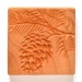Large Square #49. Pine bough - MKM-SSL-049