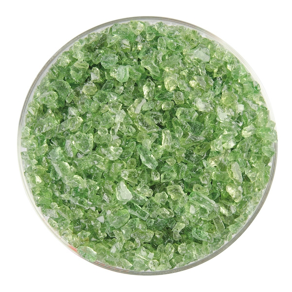 Leaf Green Transparent, Frit, Fusible 