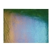 Light Aventurine Green Transparent, Thin-rolled, Iridescent, rainbow, 2 mm, Fusible, 17 x 20 in., Half Sheet - 001412-0051-F-HALF