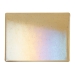 Light Bronze Transparent, Thin-rolled, Iridescent, rainbow, 2 mm, Fusible, 17 x 20 in., Half Sheet - 001409-0051-F-HALF