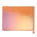 Light Coral Striker Transparent, Thin-rolled, Iridescent, rainbow, 2 mm, Fusible, 17 x 20 in., Half Sheet - 001205-0051-F-HALF