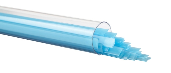 Light Cyan Opalescent, Ribbon, 1 mm, Fusible, by the Tube 