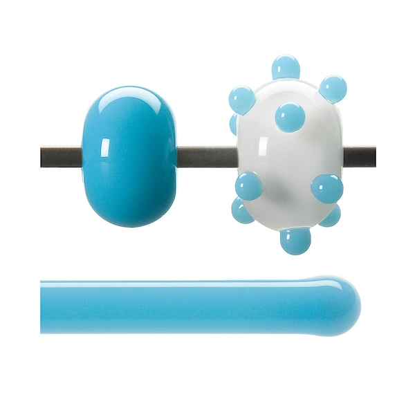 Light Cyan Opalescent, Rod, 5 mm, Fusible 