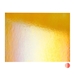 Light Orange Striker Transparent, Thin-rolled, Iridescent, rainbow, 2 mm, Fusible, 17 x 20 in., Half Sheet - 001025-0051-F-HALF