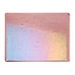 Light Plum Transparent, Thin-rolled, Iridescent, rainbow, 2 mm, Fusible, 17 x 20 in., Half Sheet - 001405-0051-F-HALF