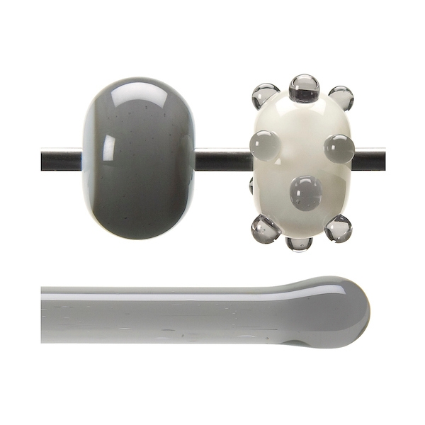 Light Silver Gray Transparent, Rod, 5 mm, Fusible 