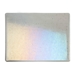Light Silver Gray Transparent, Thin-rolled, Iridescent, rainbow, 2 mm, Fusible, 17 x 20 in., Half Sheet - 001429-0051-F-HALF