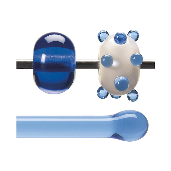 Light Sky Blue Transparent, Rod, 5 mm, Fusible 