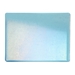 Light Turquoise Blue Transparent, Thin-rolled, Iridescent, rainbow, 2 mm, Fusible, 17 x 20 in., Half Sheet - 001416-0051-F-HALF